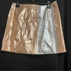 Women’s French connection metallic skirt
